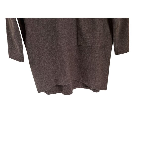 Premise Cashmere Knit Tunic 100% Cashmere V-Neck Sweater Beige Small - Picture 6 of 9